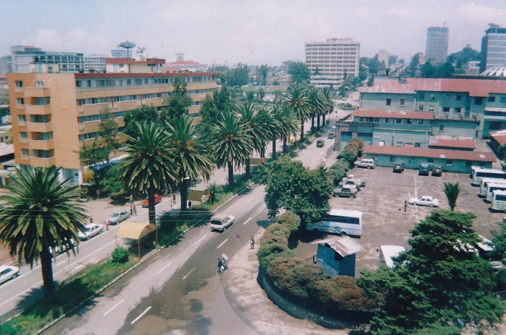 The streets of Addis Ababa