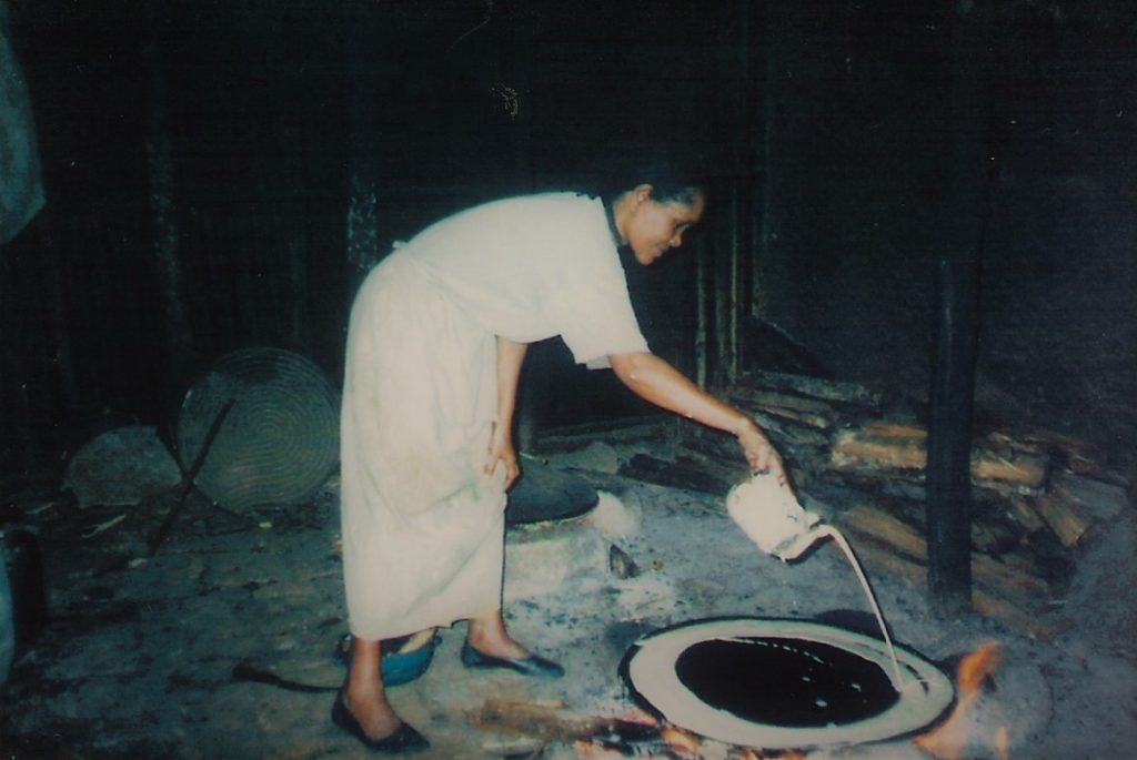 The making of the injera